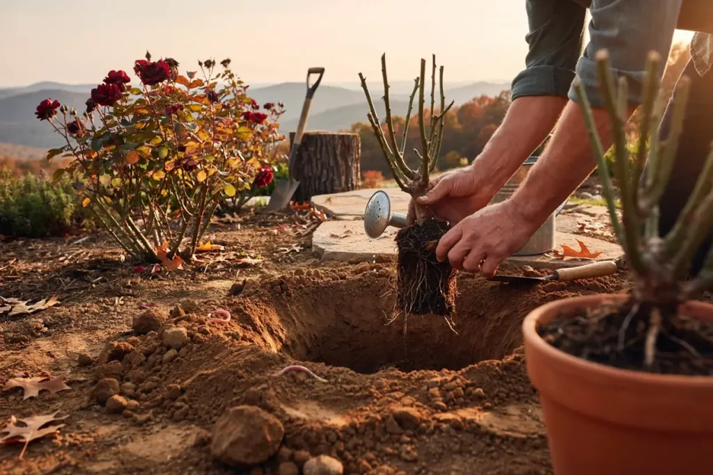 Can You Plant Roses In The Fall