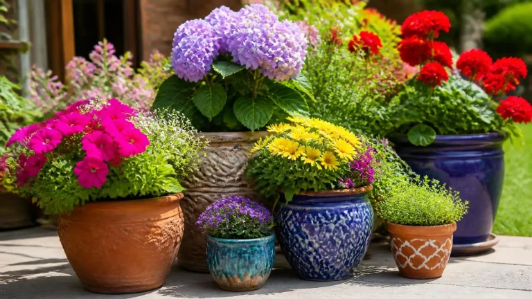 How To Grow Flower Plants In Pots​